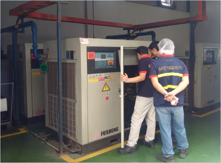 Dịch vụ sửa chữa máy nén khí Fusheng