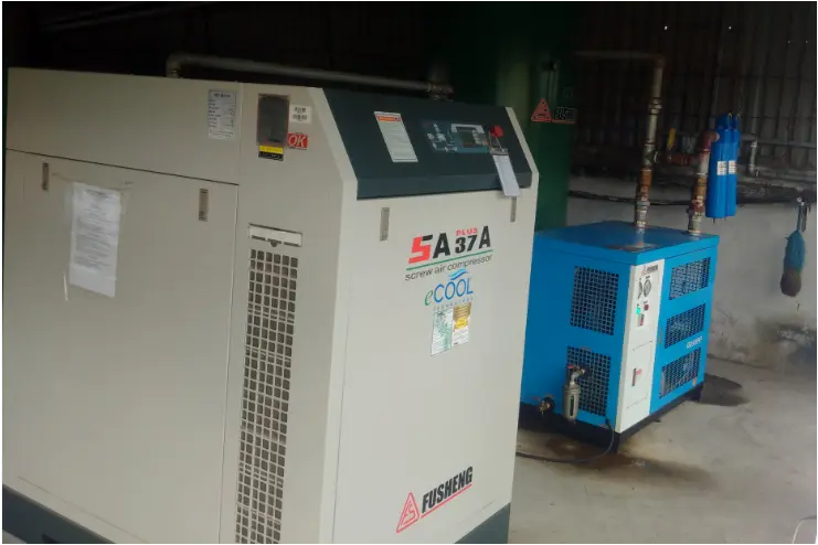 Tiêu chuẩn lắp đặt phòng máy nén khí