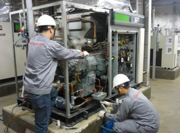 Những sự cố thường gặp khi sử dụng máy nén khí