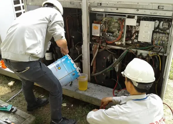 Hướng dẫn thay dầu máy nén khí