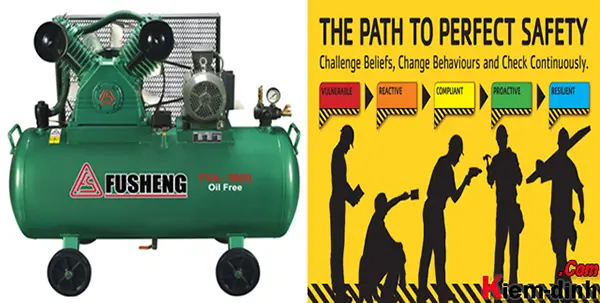 An toàn lao động cho người sử dụng máy nén khí
